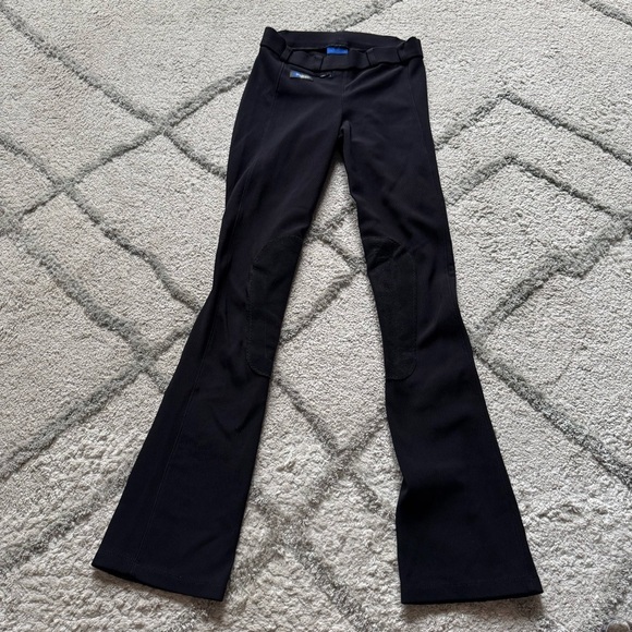 Irideon Boot Cut black breeches riding pants ribbed medium - Picture 1 of 10